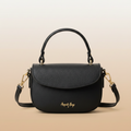 Borsa Gemma nera in vera pelle martellata – Arquati Bags