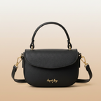 Borsa Gemma nera in vera pelle martellata – Arquati Bags