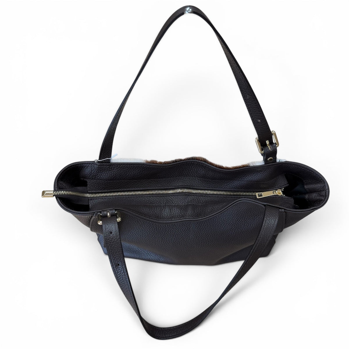 Borsa_in_pelle_martellata_dollaro_e_cavallino_Arquati_Bags_vista alto