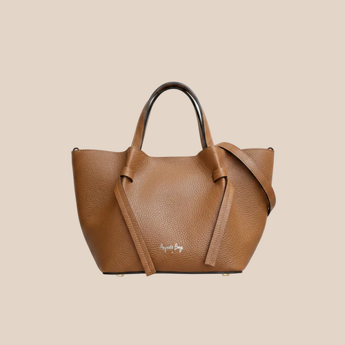 Borsa Venus in vera pelle colore cuoio -Arquati Bags