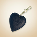 Portachiavi a forma di cuore in vera pelle